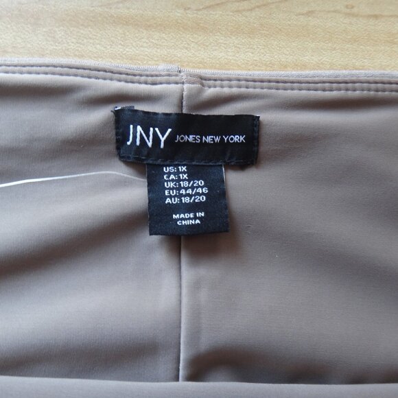 JONES NEW YORK comfy knit pull-on pants tummy control Sz 1X NWT - Picture 4 of 9